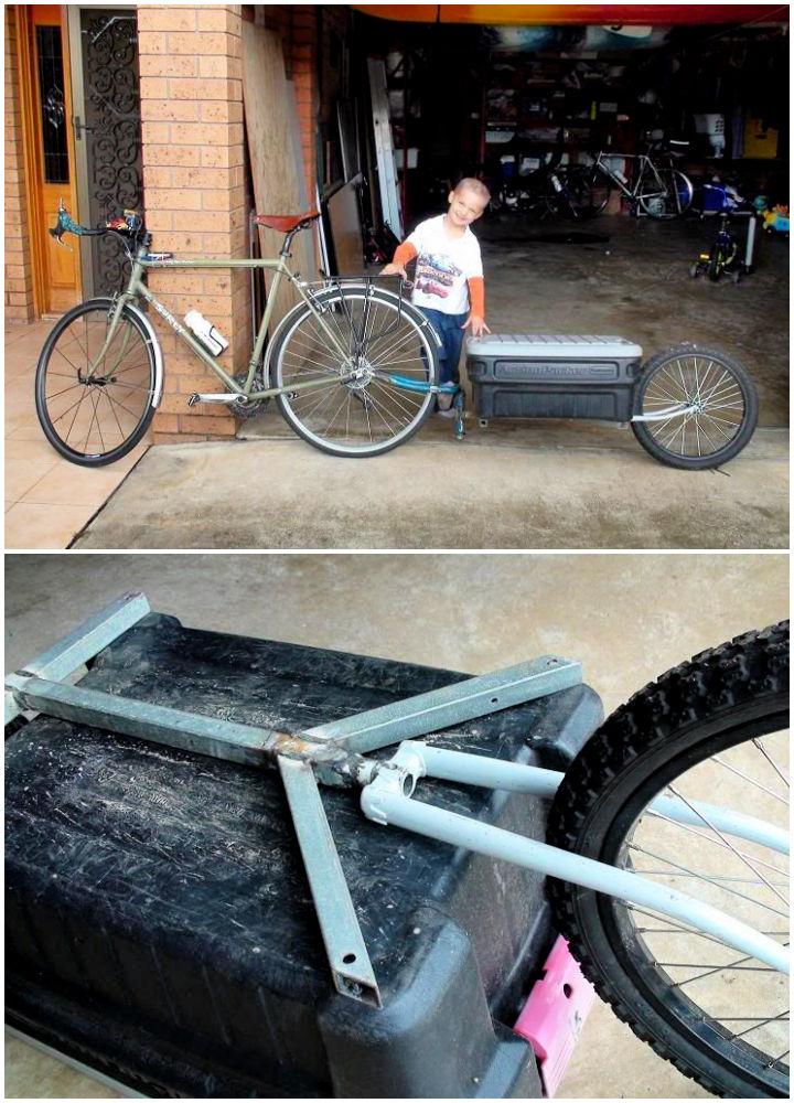 diy bicycle trailer hitch