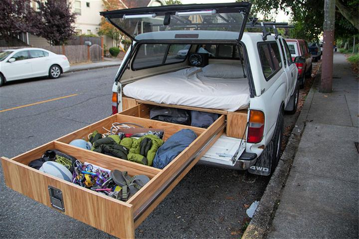 DIY Truck Bed Storage