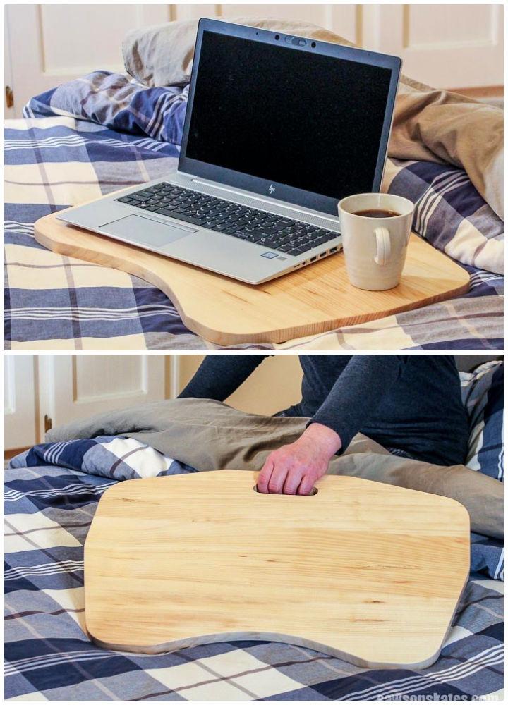 DIY Wooden Laptop Desk
