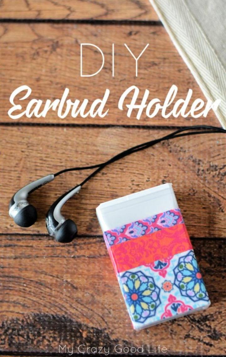 Earbud Holder From Tic Tac Containers