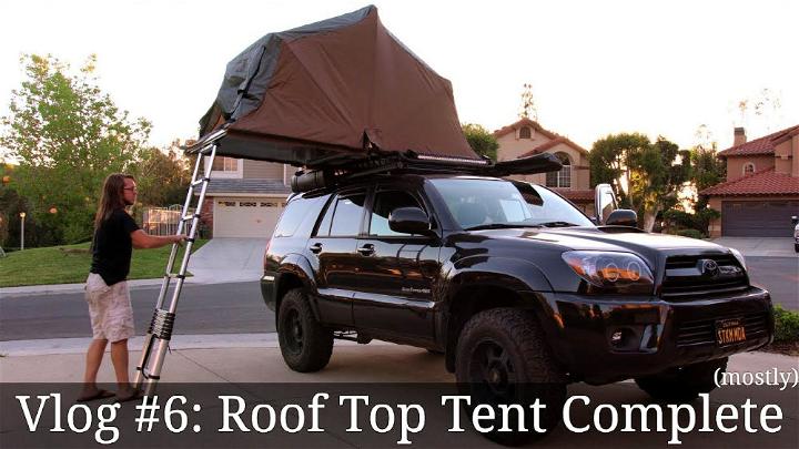 Easy DIY Roof Top Tent Tutorial