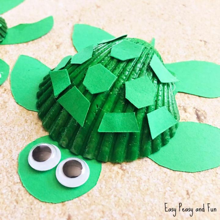  Easy Seashell Turtle Craft for Preschoolers 