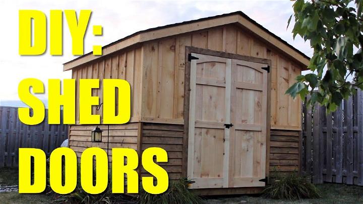Easy to Build a Shed Door