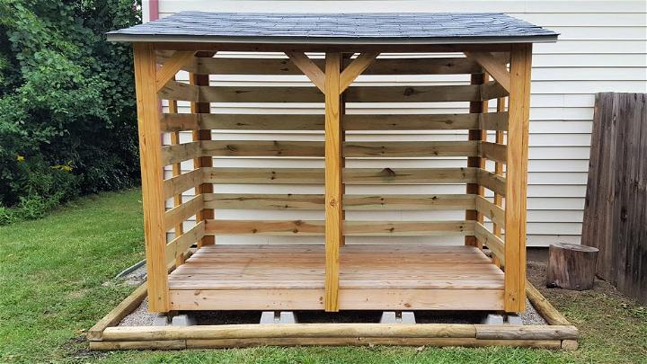 Firewood Shed to Store 3 4 Face Cords