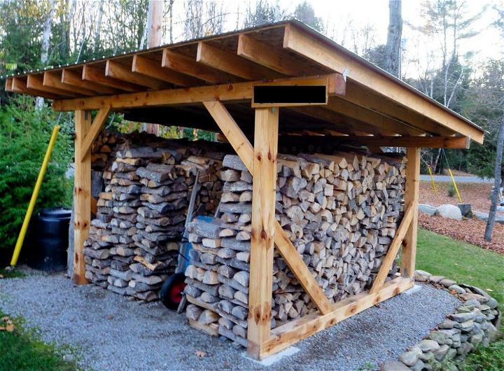Construct Firewood Shelters