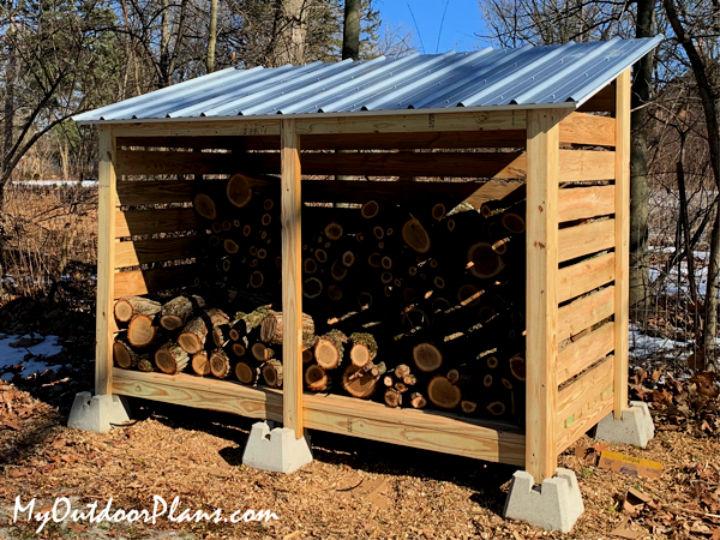Building a Firewood Storage Shed 