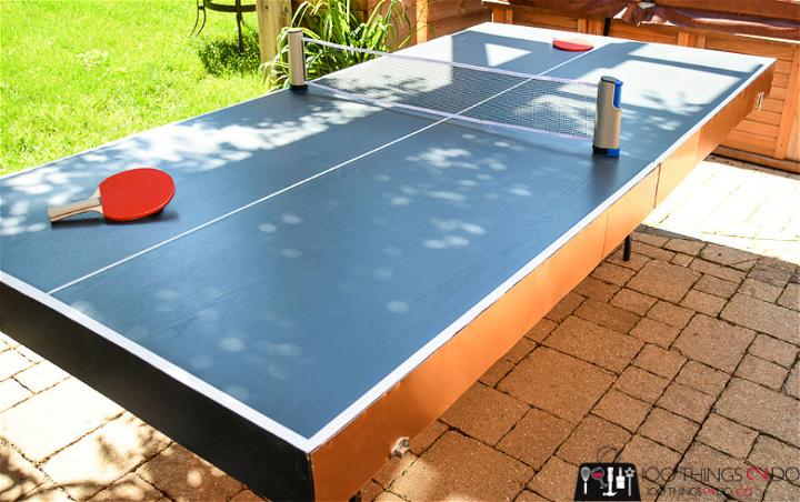 DIY Ping Pong Folding Table