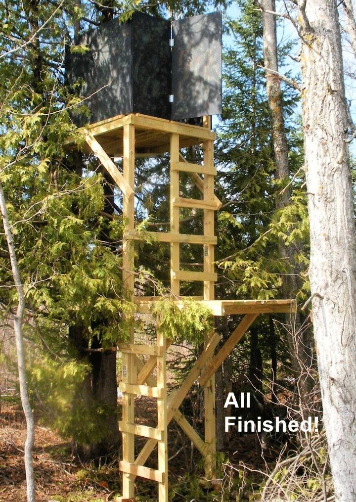 Free 2-Level Deer Stand Plans