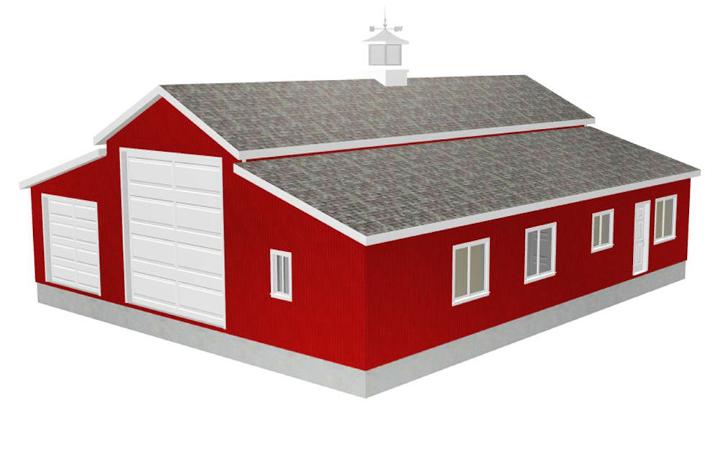 Free Loafing Shed Plans for Horsess