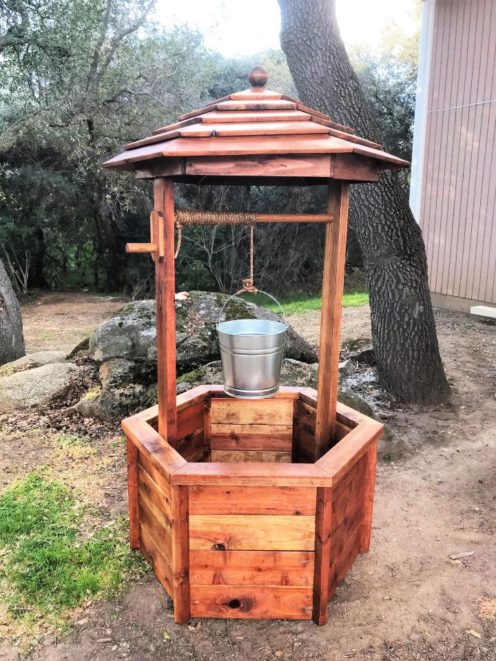 Building a Wooden Wishing Well