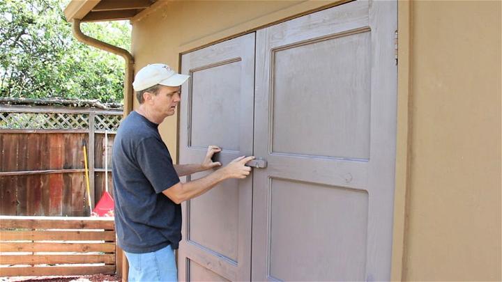 DIY Garden Shed Door Under $100