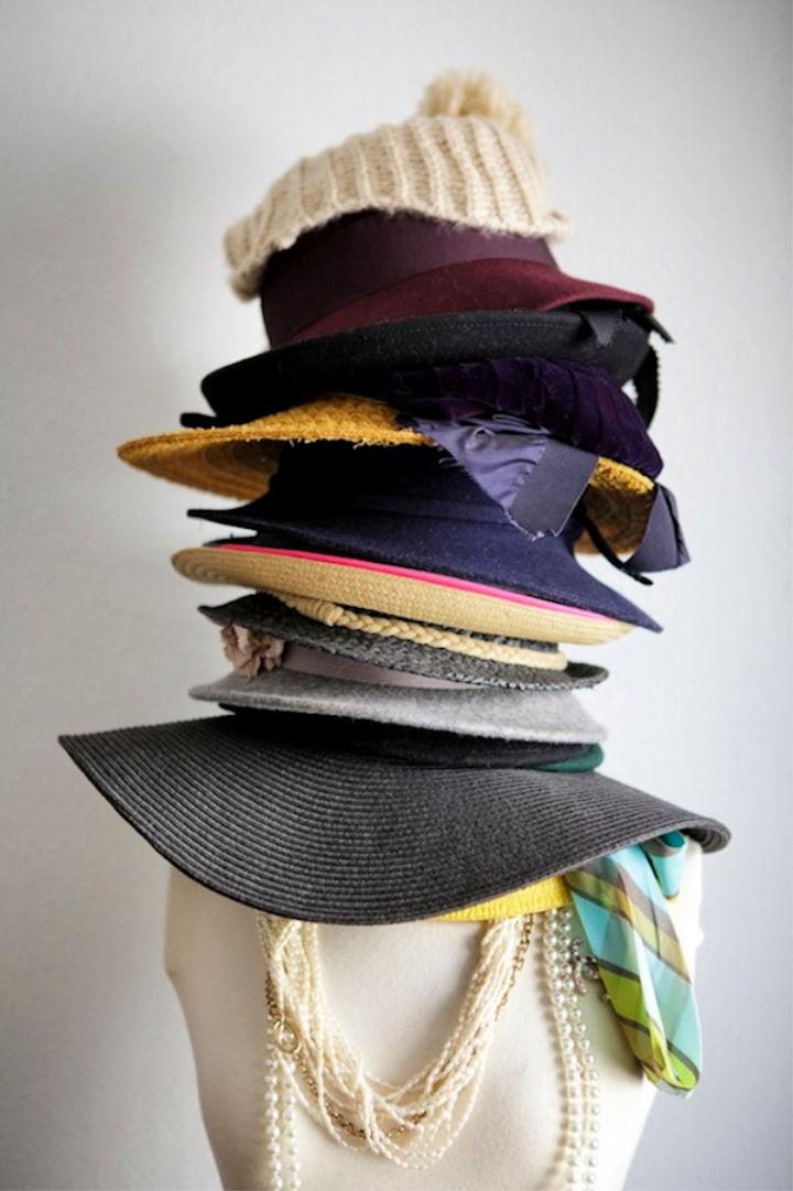 Cool Hat Organizing Idea for Summer