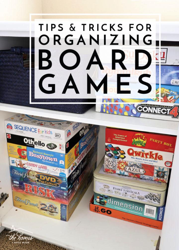 17 Board Game Storage Ideas to Streamline Family Game Night