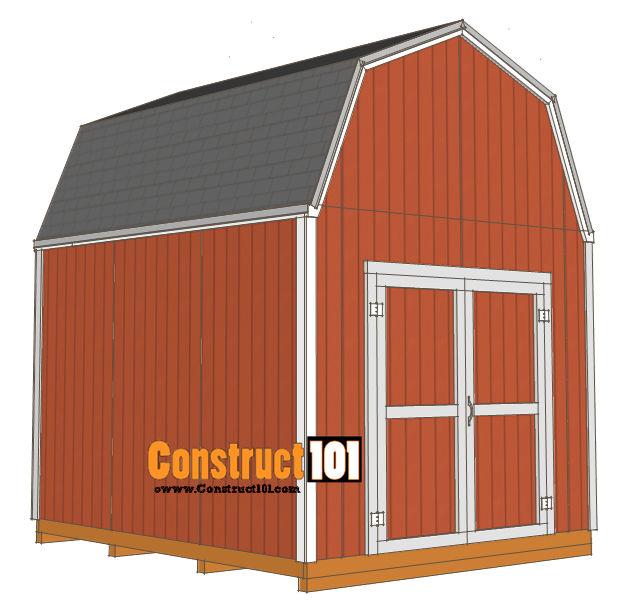 10 Free 2 Story Gambrel Shed Plans