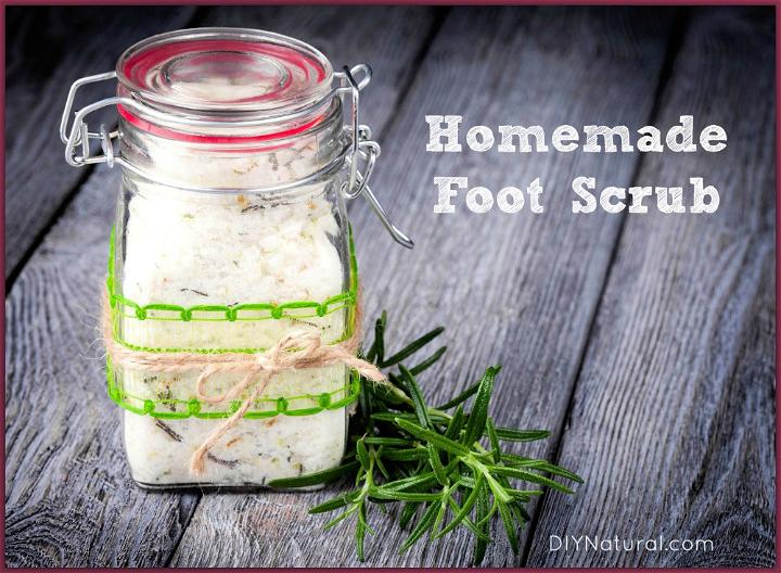Homemade Foot Scrub Recipe