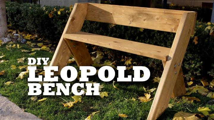 Homemade Leopold Bench