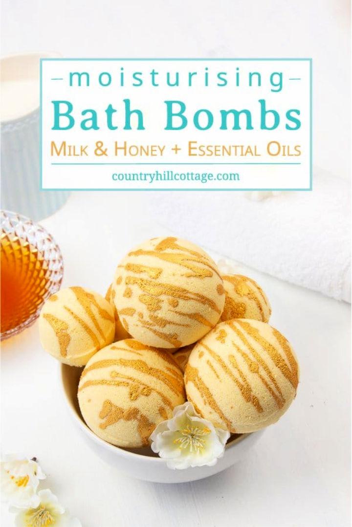 DIY Milk and Honey Bath Bombs