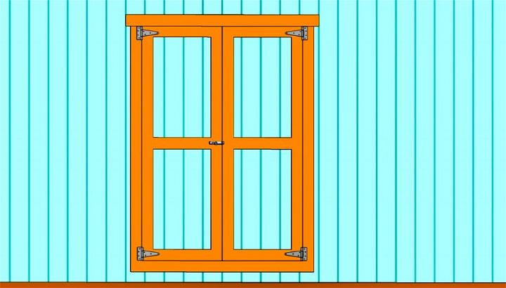 How to Build a Double Shed Door