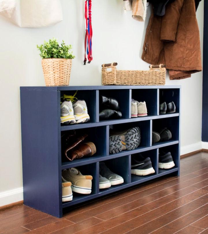 How to Build a Wooden Shoe Cubby