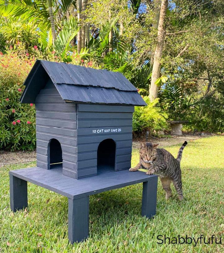 How to Build an Outdoor Cat House Shelter