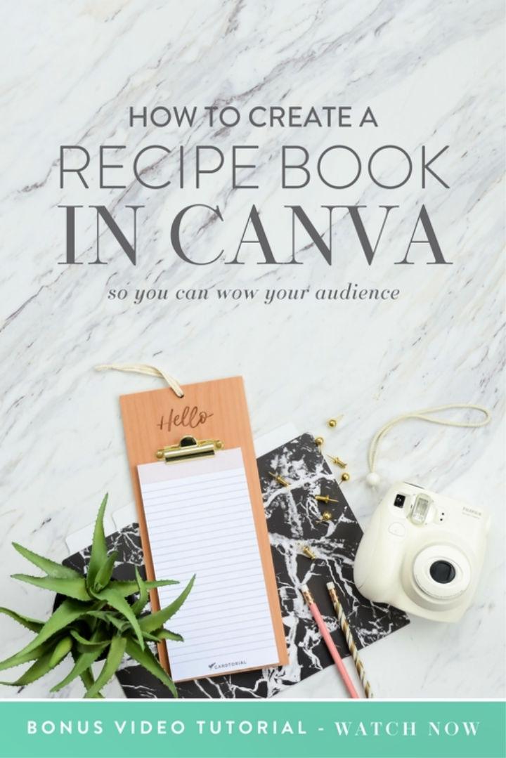 How to Make a Recipe Book in Canva