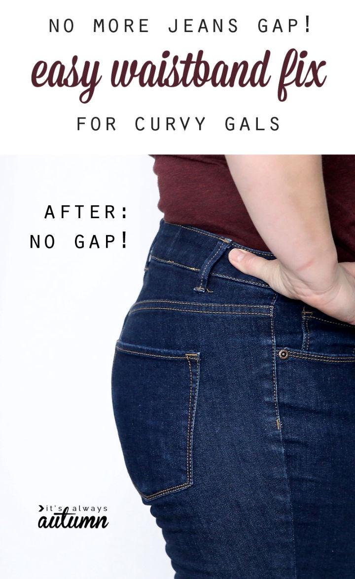 How to Fix Your Jeans Waistband