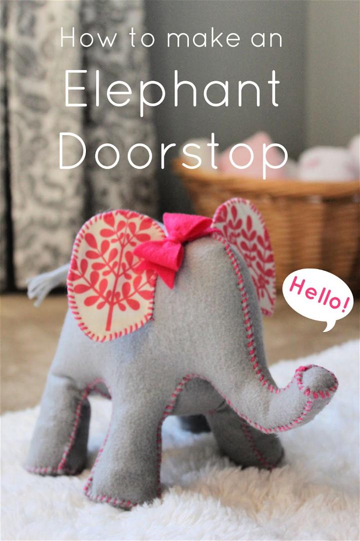 How to Make An Elephant Doorstop