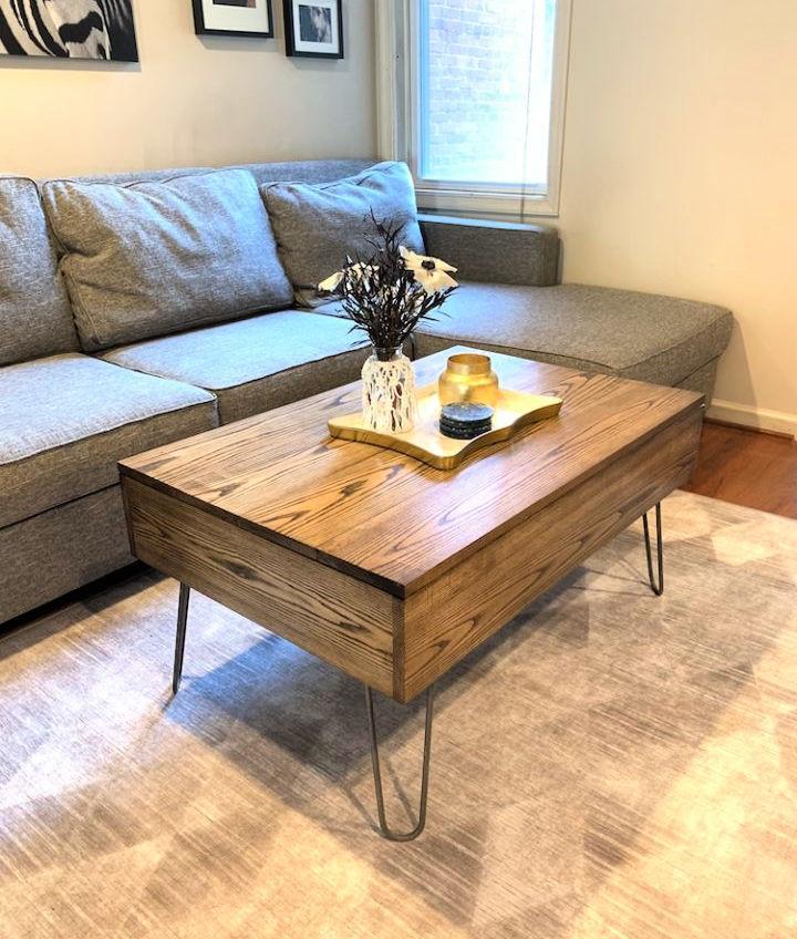 How to Make a Lift Top Coffee Table