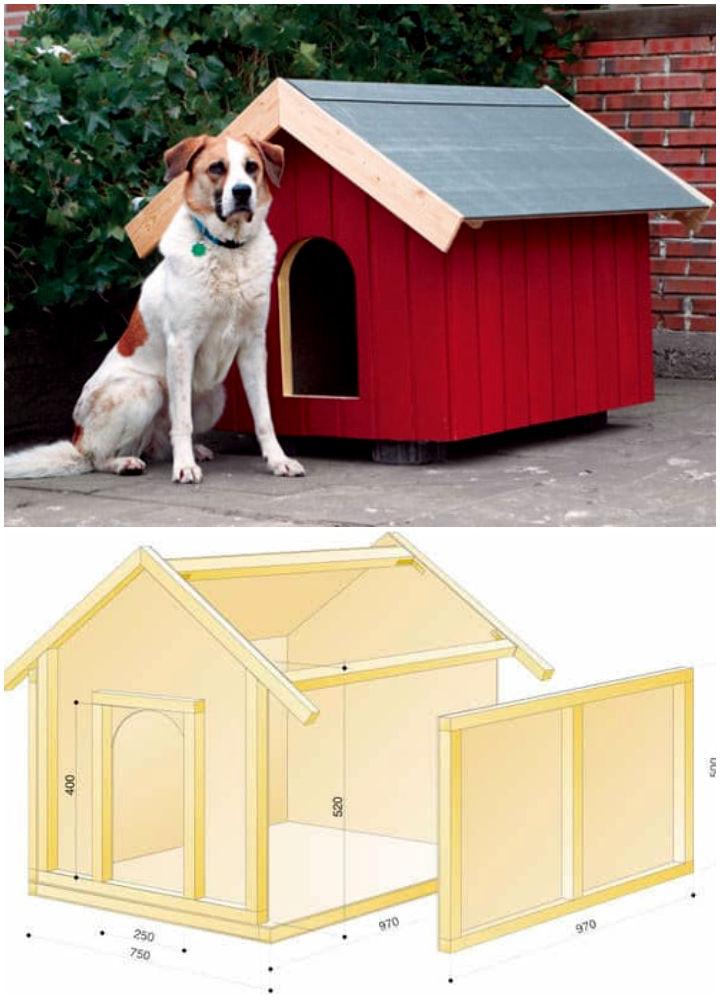 Make a Dog House With Step by Step Instructions
