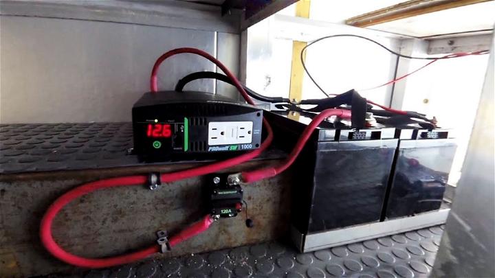 Install Box Truck Camper Inverter and RV Battery