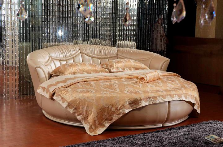 King Size Round Bed With Headboard