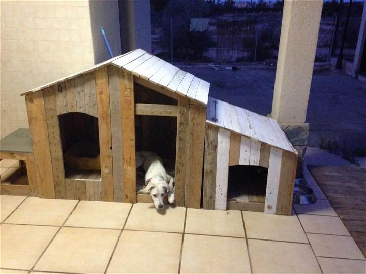 Large Pallet Dog House Plans