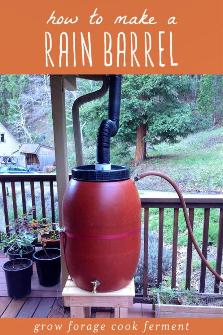 Make Your Own Rain Barrel