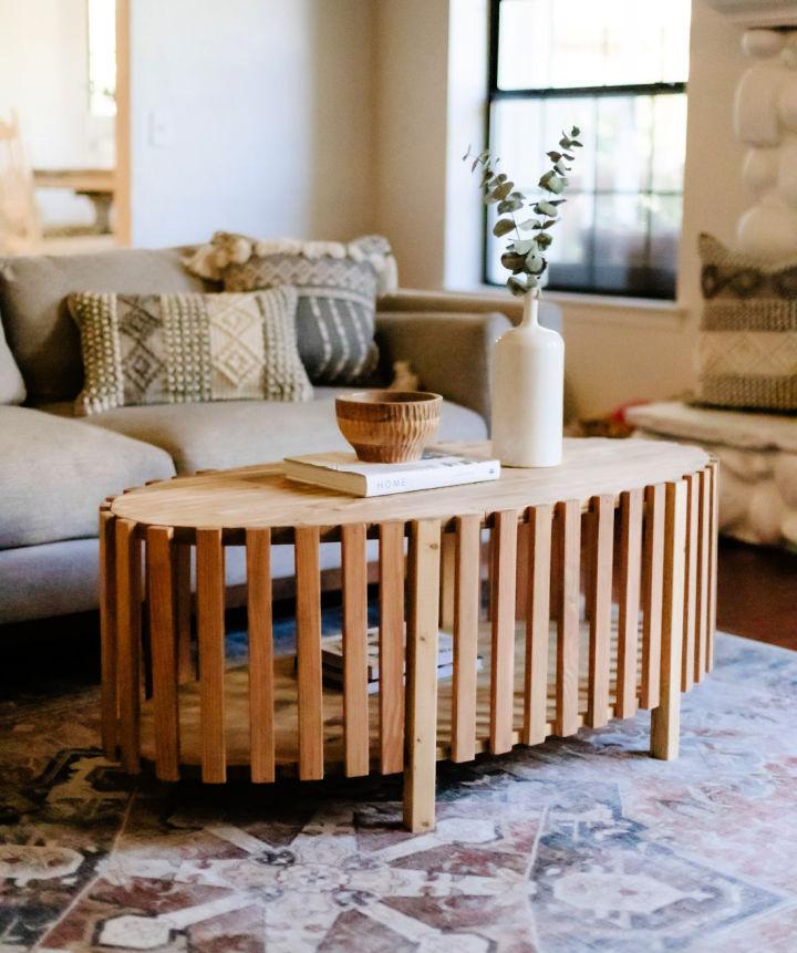 Modern DIY Coffee Table Step by Step Instructions