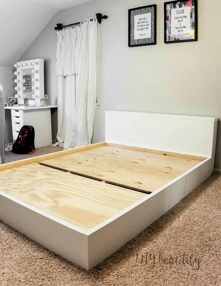 Modern DIY Platform Bed for $125