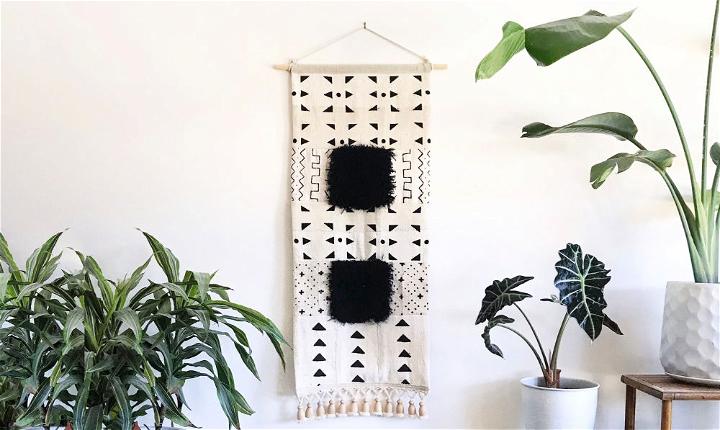 Make a Mudcloth Wall Hanging Tapestry