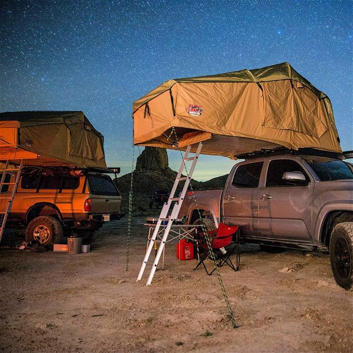 DIY Napier Truck Bed Tent at Home