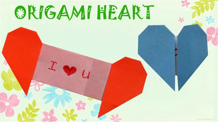 Origami Heart with Message