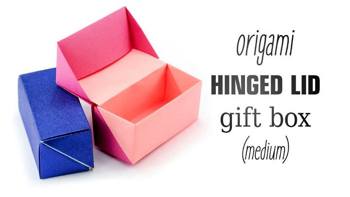 DIY Origami Hinged Gift Box