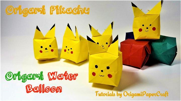 Origami PIKACHU Balloons