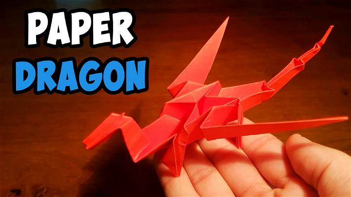 How to Make a Paper Origami Dragon