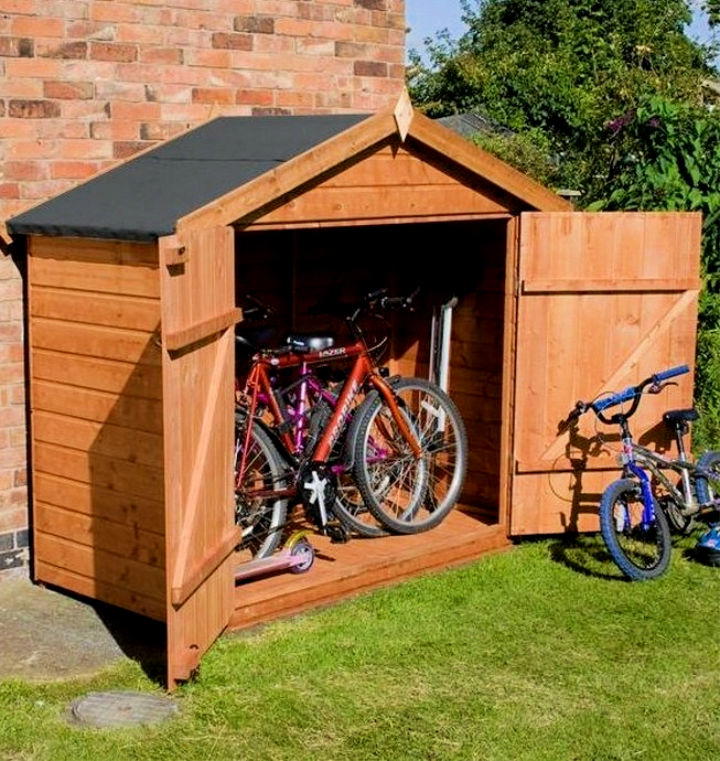 20 Free DIY Bike Shed Plans DIY Outdoor Bike Storage