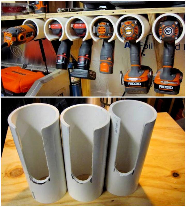 Make a PVC Pipe Drill Storage