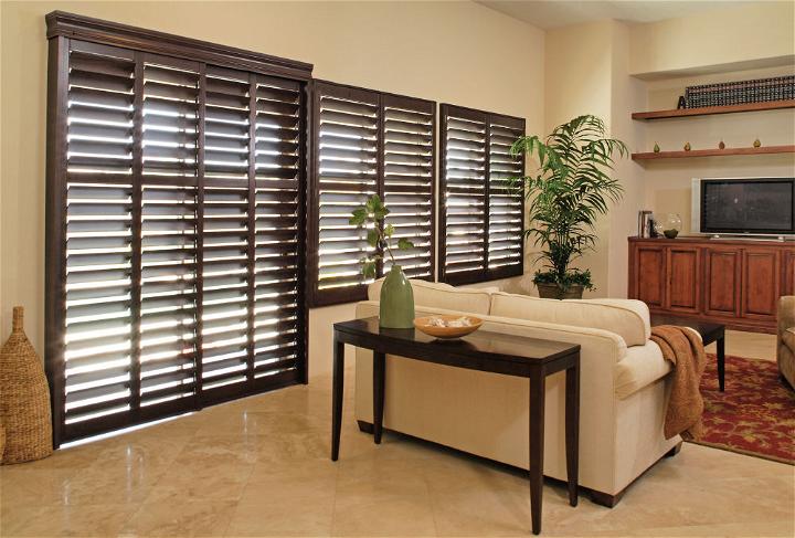 Building Plantation Shutters for Sliding Glass Doors