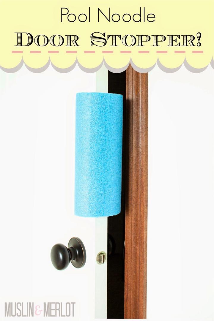 Pool Noodle Door Stop Ideas