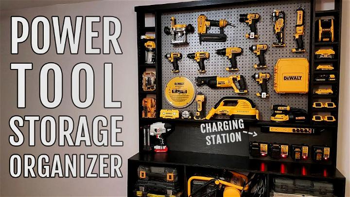 How to Make a Power Tool Storage Organizer