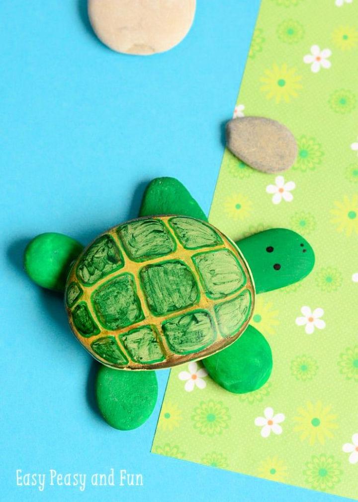 How to Make a Rock Turtle