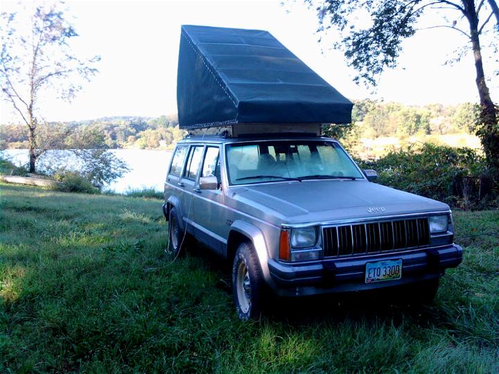 Make a Plywood Roof Top Tent