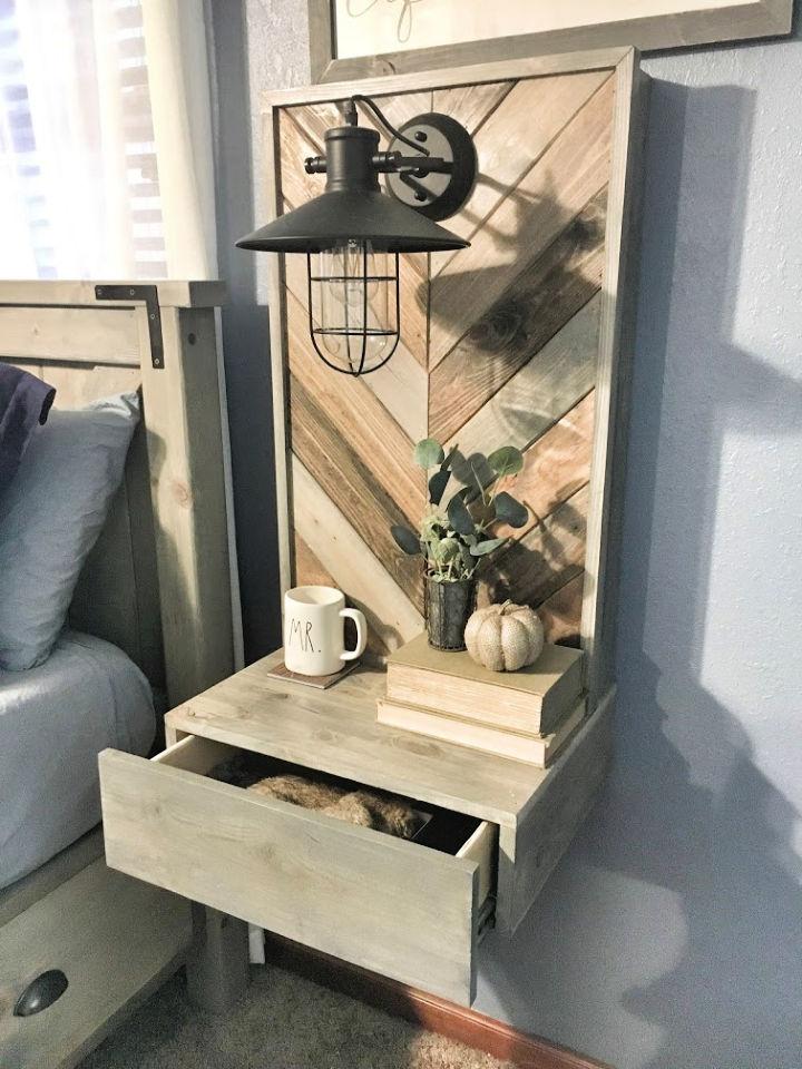 How to Build a Rustic Floating Nightstand