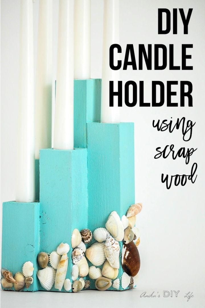 Make Your Own Scrap Wood Candle Holder